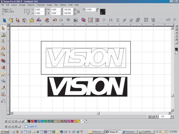 Raster to vector cad